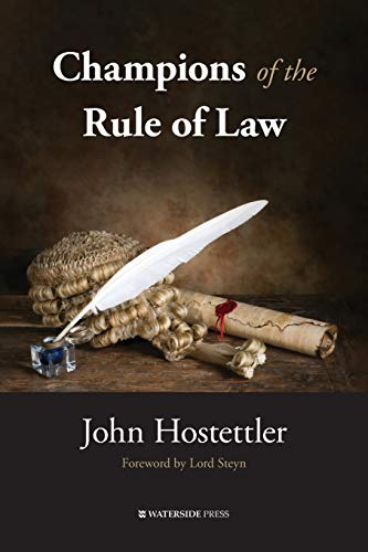 9781904380689: Champions of the Rule of Law