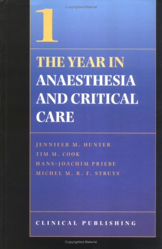 Stock image for The Year in Anaesthesia and Critical Car for sale by Books Puddle