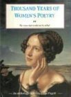 Beispielbild fr A Thousand Years of Women's Poetry zum Verkauf von WorldofBooks