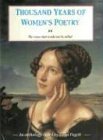 9781904449072: Thousand Years of Women's Poetry: An Anthology