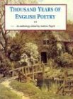 Stock image for Thousand Years of English Poetry : An Anthology for sale by Better World Books