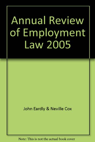 Stock image for Annual Review of Employment Law 2005 for sale by Tall Stories BA