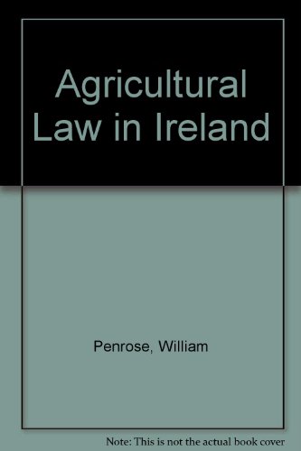 Stock image for Agricultural Law in Ireland for sale by Zubal-Books, Since 1961