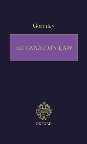 Stock image for EU Taxation Law. for sale by Puvill Libros