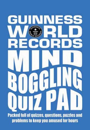 Stock image for Guiness World Records Mind Bending Quiz Pad for sale by Lady Lisa's Bookshop
