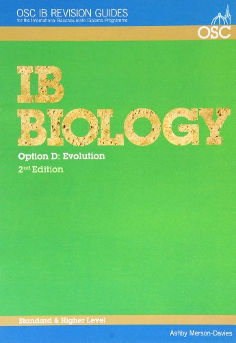 Beispielbild fr IB Biology - Option D: Evolution Standard and Higher Level (OSC IB Revision Guides for the Internati zum Verkauf von medimops