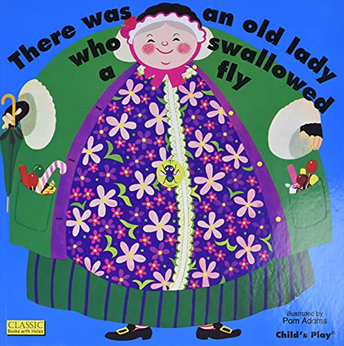 9781904550624: There Was an Old Lady Who Swallowed a Fly (Classic Books with Holes 8x8 with CD)