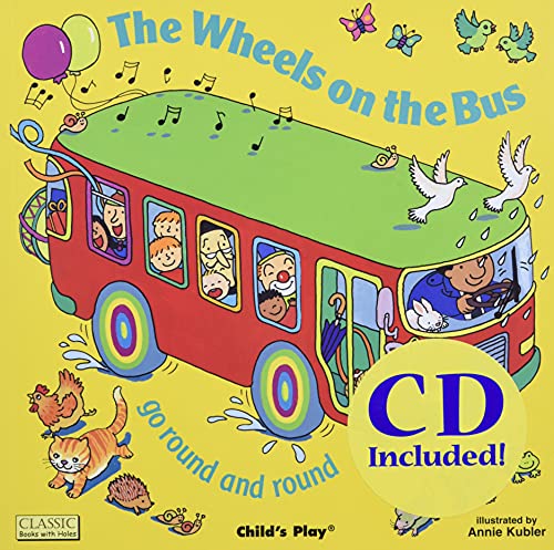 9781904550662: The Wheels on the Bus go Round and Round (Classic Books with Holes 8x8 with CD)