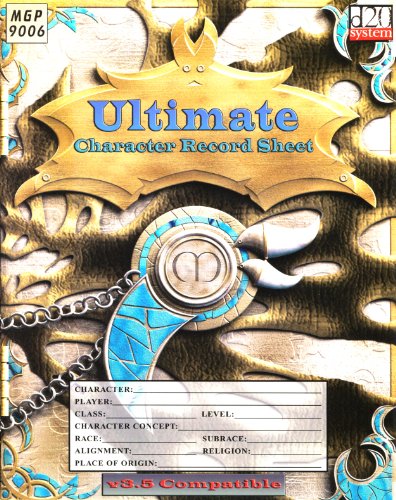 9781904577324: Ultimate Character Record Sheet