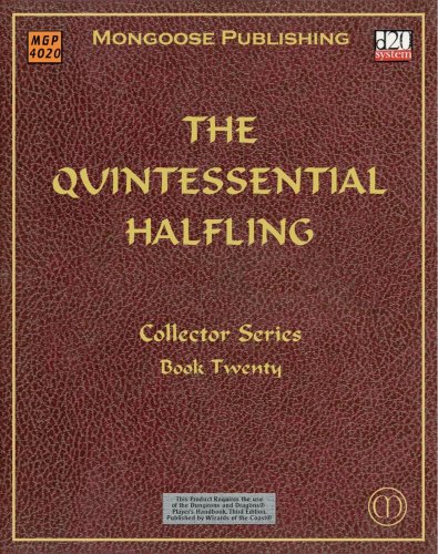 The Quintessential Halfling (Dungeons & Dragons d20 3.0 Fantasy Roleplaying) (9781904577423) by Sturrock, Ian