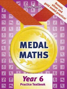 Beispielbild fr Medal Maths Practice Textbook Year 6 zum Verkauf von WorldofBooks