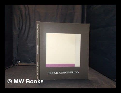 Stock image for Georges Vantongerloo for sale by Best and Fastest Books