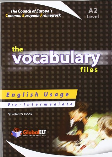 Stock image for The Vocabulary Files - English Usage - Student's Book - Pre-Intermediate A2 for sale by medimops