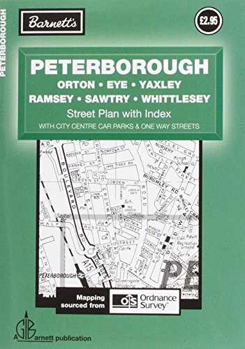 Beispielbild fr Peterborough Street Plan zum Verkauf von WorldofBooks