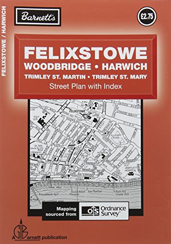 Beispielbild fr Felixstowe/Woodbridge/Harwich Street Plan zum Verkauf von WorldofBooks