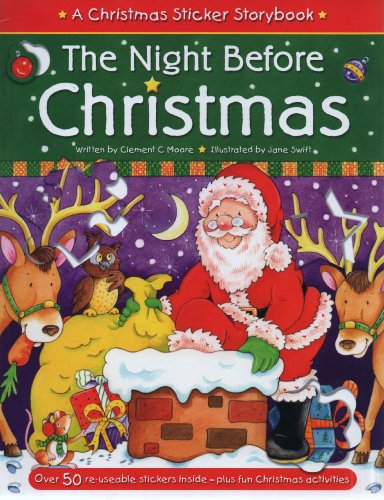 Stock image for The Night Before Christmas (A Christmas Sticker Storybook) for sale by MusicMagpie