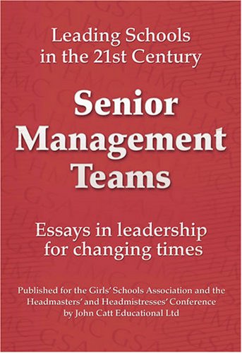 Beispielbild fr Senior Management Teams (Leading Schools) zum Verkauf von WorldofBooks