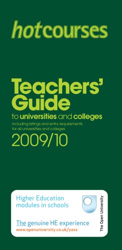 Stock image for Hotcourses' Teachers Guide 2009/10 for sale by Phatpocket Limited