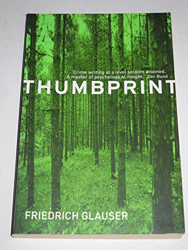 Beispielbild fr Thumbprint (Sergeant Studer Mystery) zum Verkauf von WorldofBooks