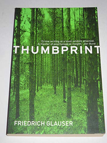 Imagen de archivo de Thumbprint (A Sergeant Studer Mystery) a la venta por Once Upon A Time Books