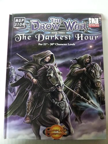 Stock image for The Drow War III: The Darkest Hour for sale by Salish Sea Books