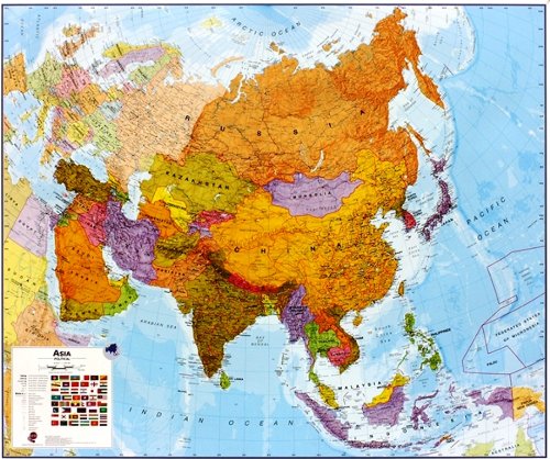 9781904892106: ASIA POL.1/11M PLAST. 100X120 CM