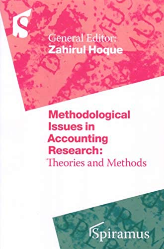 Imagen de archivo de Methodological Issues in Accounting Research: Theories and Methods a la venta por Phatpocket Limited