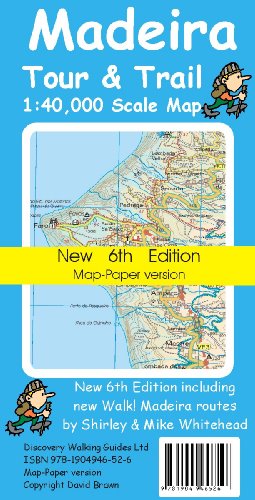 Beispielbild fr Madeira Tour and Trail Map Map-Paper Version (Tour & Trail Maps) zum Verkauf von medimops