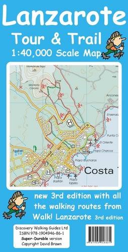 9781904946861: Lanzarote Tour & Trail Super-durable Map
