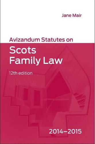 Stock image for Avizandum Statutes on Scots Family Law 2014-2015 for sale by WorldofBooks