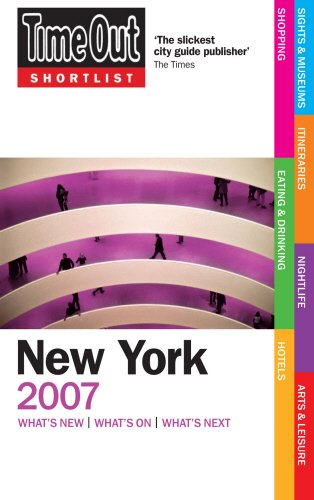 Beispielbild fr Time Out Shortlist New York 2007 zum Verkauf von Reuseabook
