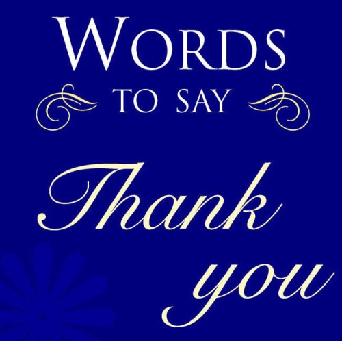 Beispielbild fr Words to Say Thank You zum Verkauf von Cambridge Rare Books