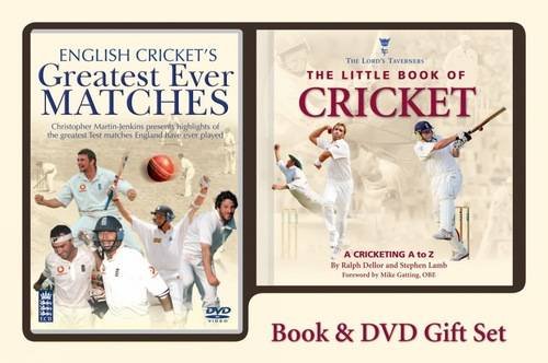 Stock image for The Little Book of Cricket: England Cricket's Greatest Ever Matches (Book & DVD Gift Pack) for sale by Philip Emery