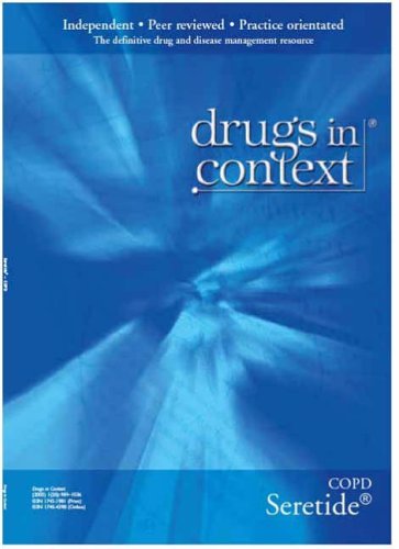 "Seretide": COPD (Drugs in Context S.) (9781905064892) by Halpin, Professor David; Fox-Spencer, Rebecca; Jones, Rupert