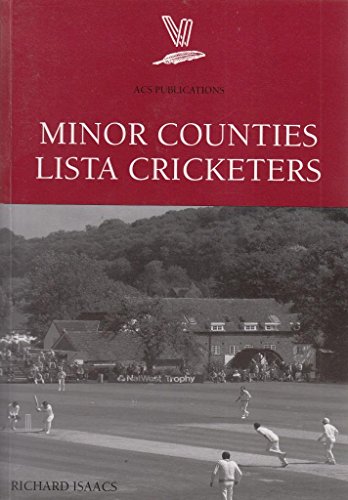 Stock image for MINOR COUNTIES LIST of Cricketers for sale by Border Books