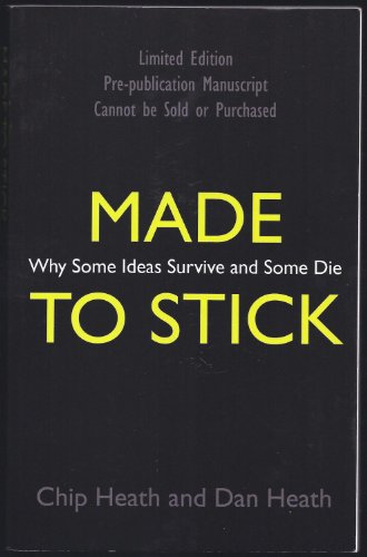 Stock image for Made to Stick: Why Some Ideas Take Hold and Others Come Unstuck for sale by AwesomeBooks