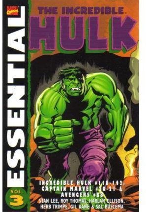 ESSENTIAL INCREDIBLE HULK VOL.3 : Incredible Hulk #118-142, Captain Marvel #20-21 & Avengers #88: v. 3 (9781905239184) by Stan Lee; Marie Severin; Herb Trimpe