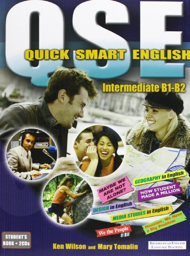 Imagen de archivo de QSE Quick Smart English Intermediate Student's Book B1-B2 with CD a la venta por Clevedon Community Bookshop Co-operative