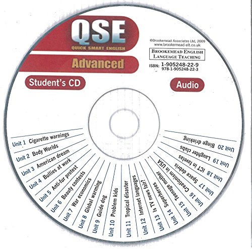 9781905248223: Quick Smart English B2-C1 (Advanced) Student's Audio CD