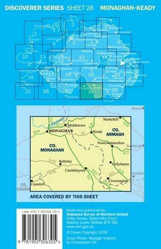 Beispielbild fr Discoverer Series Sheet 28 MONAGHAN (Edition D) (Discoverer Maps N Ireland) (Irish Discoverer Series) zum Verkauf von WorldofBooks