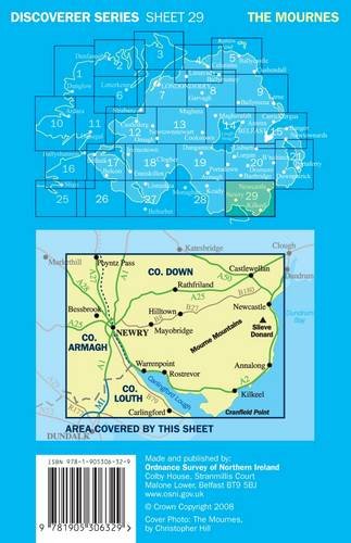 Imagen de archivo de Discoverer Series Sheet 29 The Mournes (Edition D) (Irish Discoverer Series) a la venta por WorldofBooks