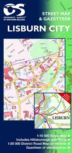 Beispielbild fr Lisburn Street Map | Enlarged City Centre Map | Ordnance Survey Northern Ireland | OSNI Lisburn Street Map | Lisburn | City Centre | Street Map | Maps | Adventure zum Verkauf von WorldofBooks