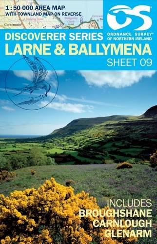 Imagen de archivo de Larne and Ballymena (Irish Discoverer Series): Sheet 9 a la venta por WorldofBooks