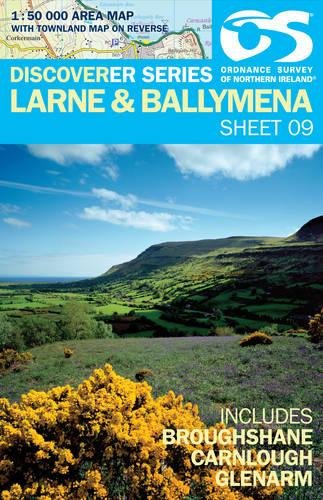 Stock image for Larne (Irish Discoverer Series): Sheet 9 for sale by WorldofBooks