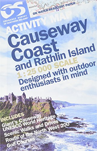 Beispielbild fr Causeway Coast Activity Map | Weather-Resistant | Includes Rathlin Island | Ordnance Survey of Northern Ireland | OSNI 1:25,000 Scale Series | . Hiking | Maps | Adventure: and Rathlin Island zum Verkauf von WorldofBooks