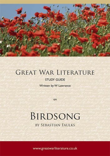 Beispielbild fr Great War Literature Study Guide on "Birdsong" zum Verkauf von WorldofBooks