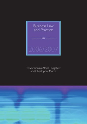 Business Law and Practice (9781905391134) by Trevor Adams