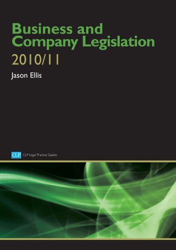 Beispielbild fr Business and Company Legislation 2010/2011 (CLP Legal Practice Guides) zum Verkauf von AwesomeBooks