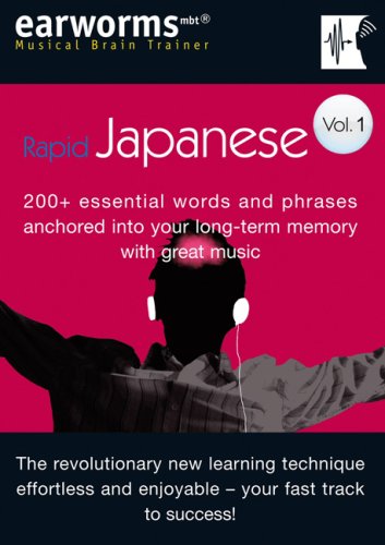Stock image for Rapid Japanese: 200+ Essential Words and Phrases Anchored into Your Long Term Memory with Great Music: v. 1 (Musical Brain Trainer) for sale by WorldofBooks