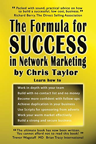 Beispielbild fr The Formula for Success in Network Marketing zum Verkauf von WorldofBooks